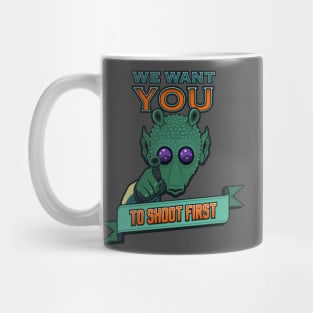 Greedo Wants You To Shoot First Mug